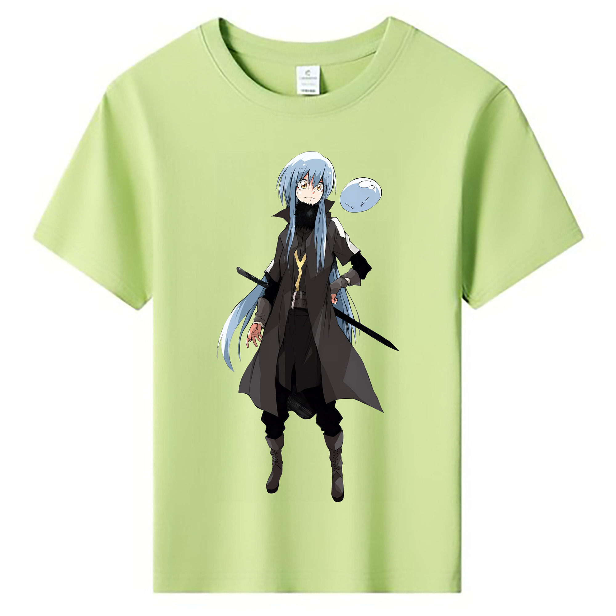 （画像用） 転スラ Regarding Reincarnated to Slime 綿100％キッズTシャツ（フロントプリント）
